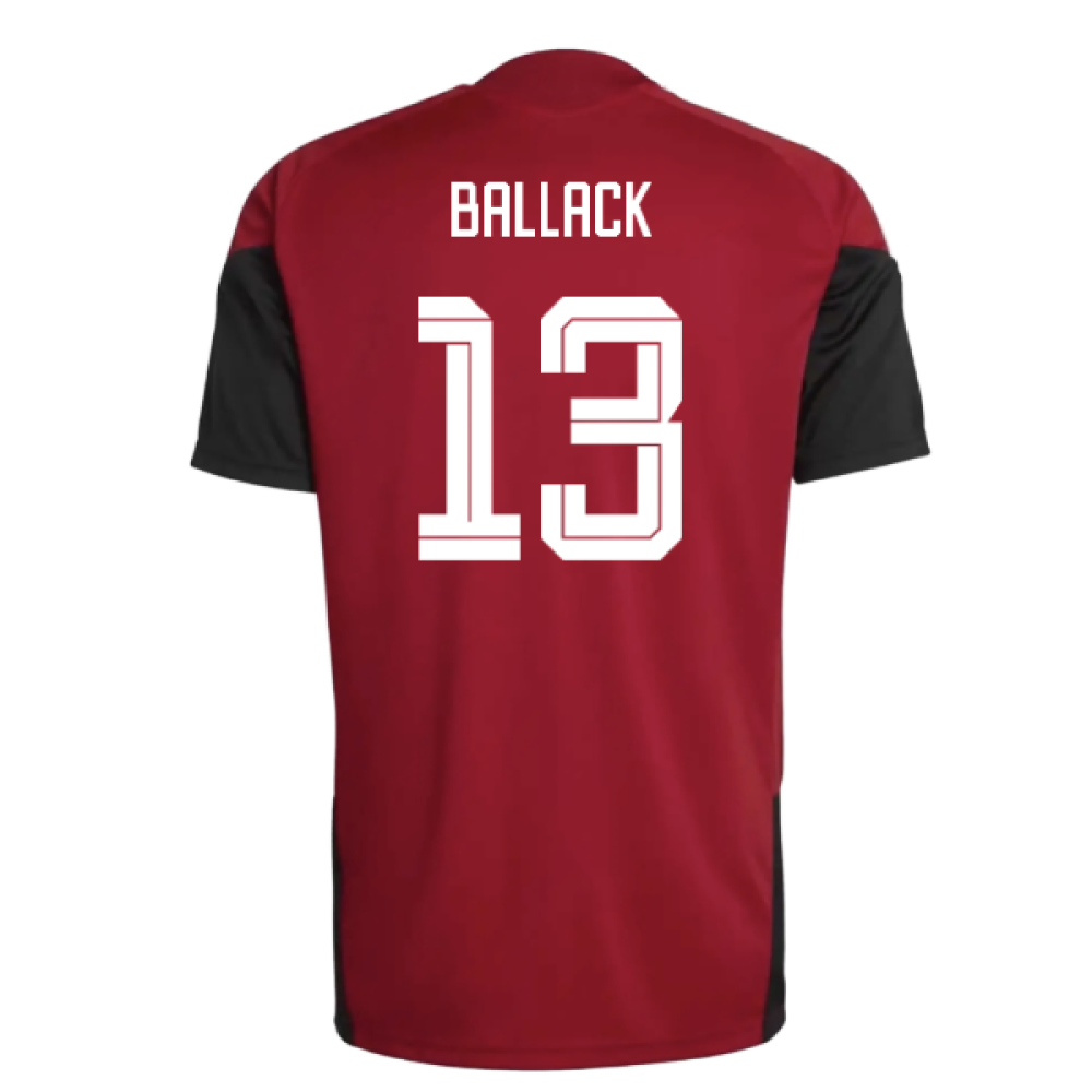2026-2027 Germany Training Jersey (Red) (Ballack 13)