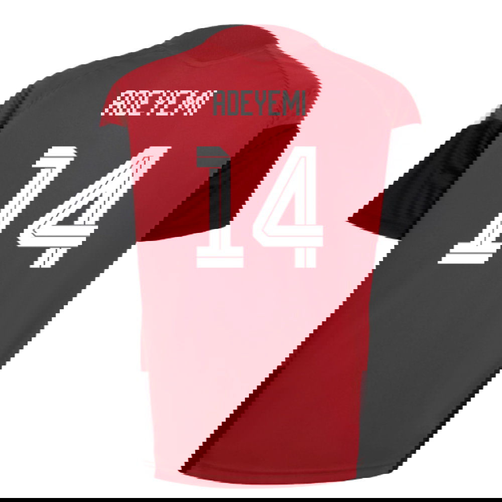 2026-2027 Germany Training Jersey (Red) - Kids (Adeyemi 14)