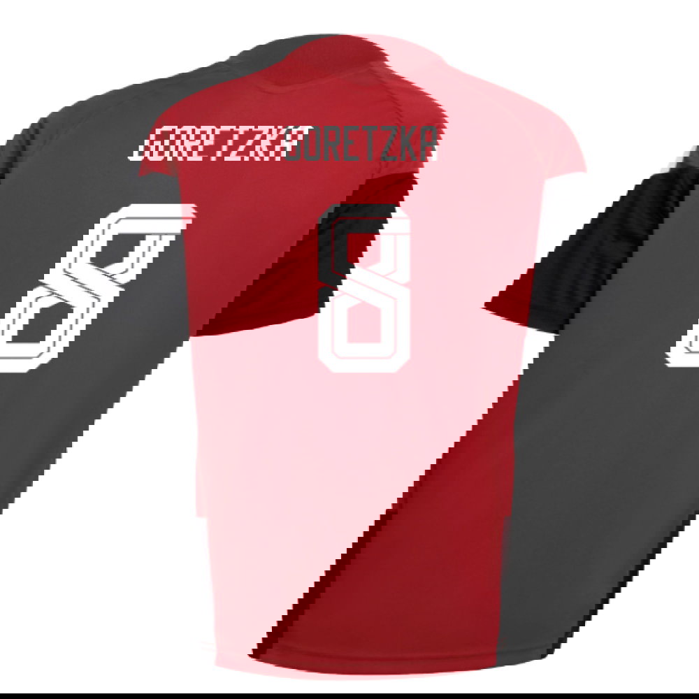 2026-2027 Germany Training Jersey (Red) - Kids (Goretzka 8)