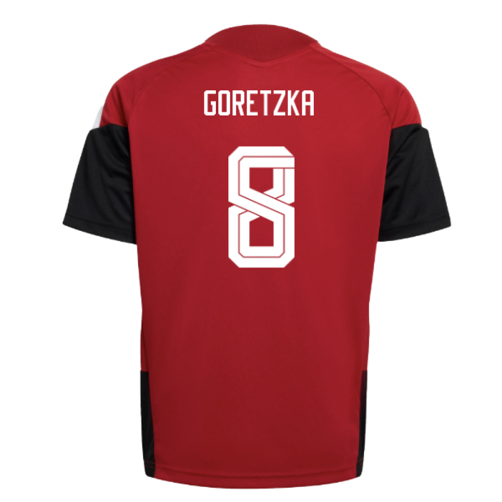 2026-2027 Germany Training Jersey (Red) - Kids (Goretzka 8)