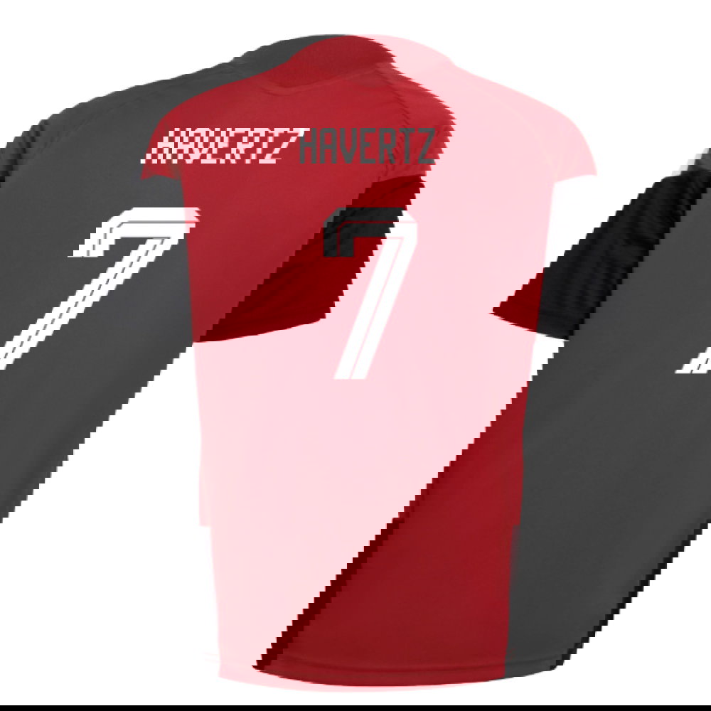 2026-2027 Germany Training Jersey (Red) - Kids (Havertz 7)