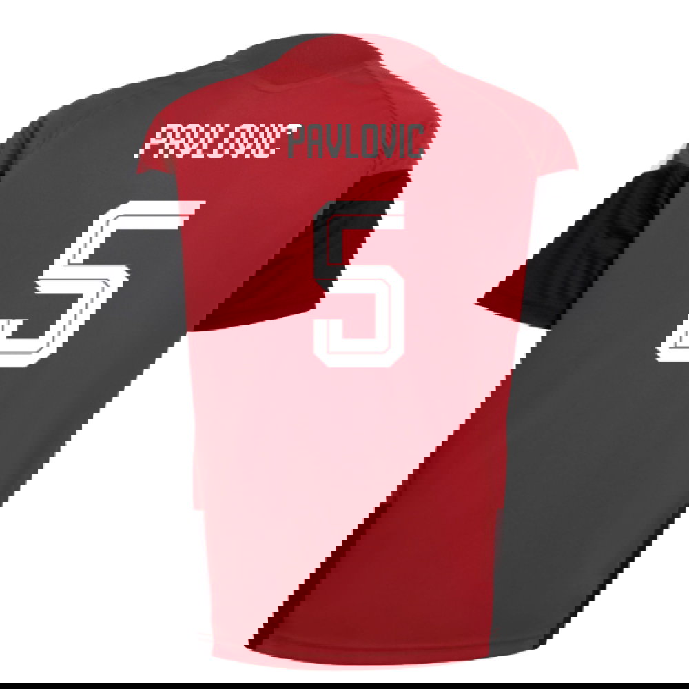 2026-2027 Germany Training Jersey (Red) - Kids (Pavlovic 5)