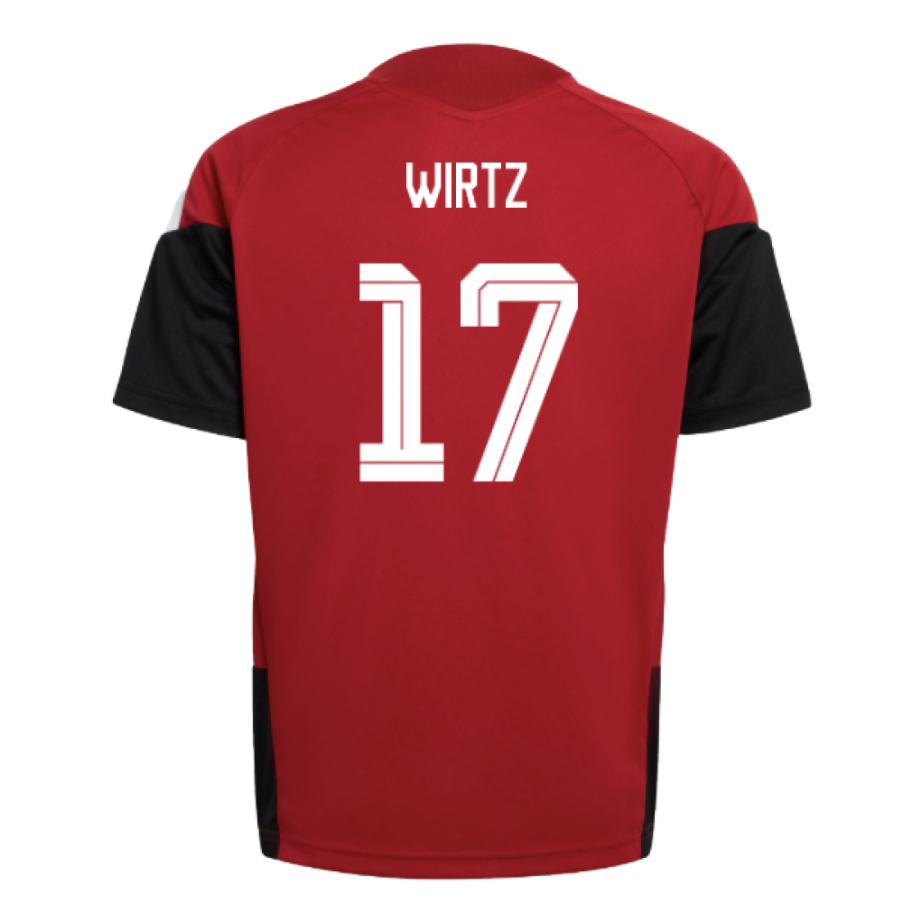 2026-2027 Germany Training Jersey (Red) - Kids (Wirtz 17)