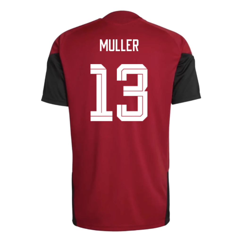 2026-2027 Germany Training Jersey (Red) (Muller 13)
