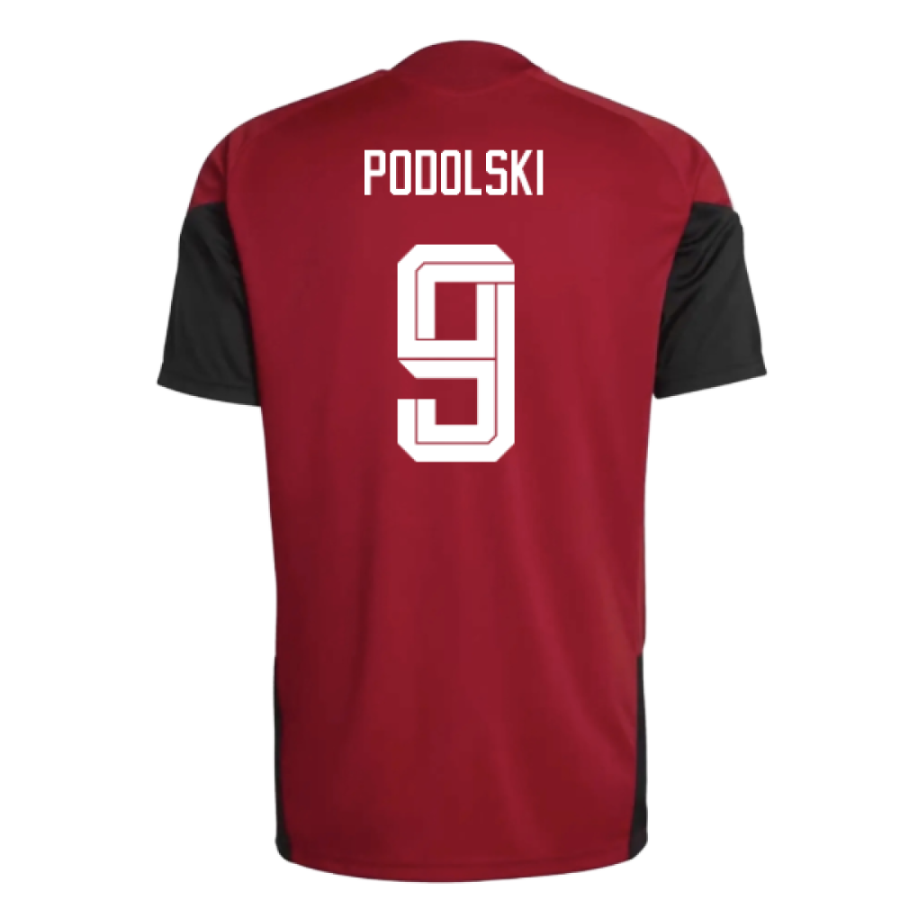 2026-2027 Germany Training Jersey (Red) (Podolski 9)