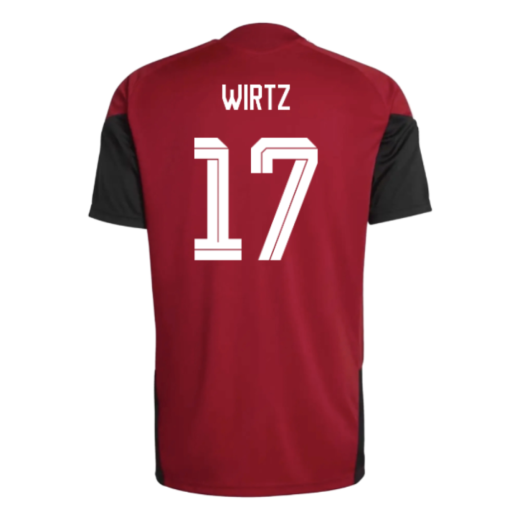 2026-2027 Germany Training Jersey (Red) (Wirtz 17)