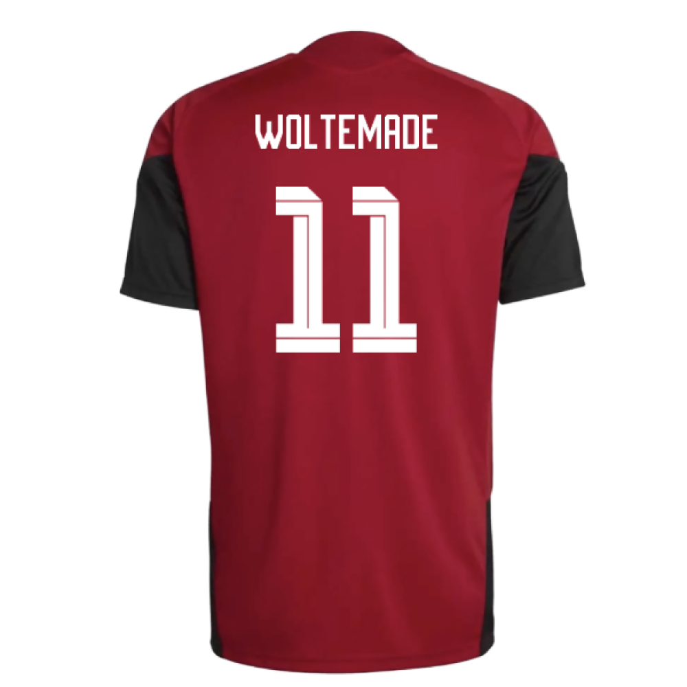 2026-2027 Germany Training Jersey (Red) (Woltemade 11)