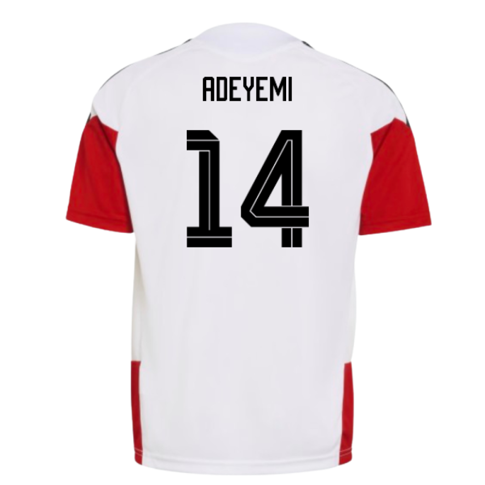 2026-2027 Germany Training Jersey (White) - Kids (Adeyemi 14)