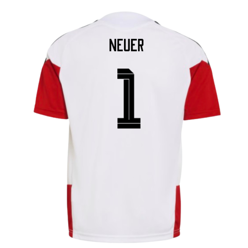 2026-2027 Germany Training Jersey (White) - Kids (Neuer 1)