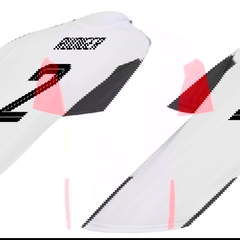 2026-2027 Germany Training Jersey (White) - Kids (Rudiger 2)