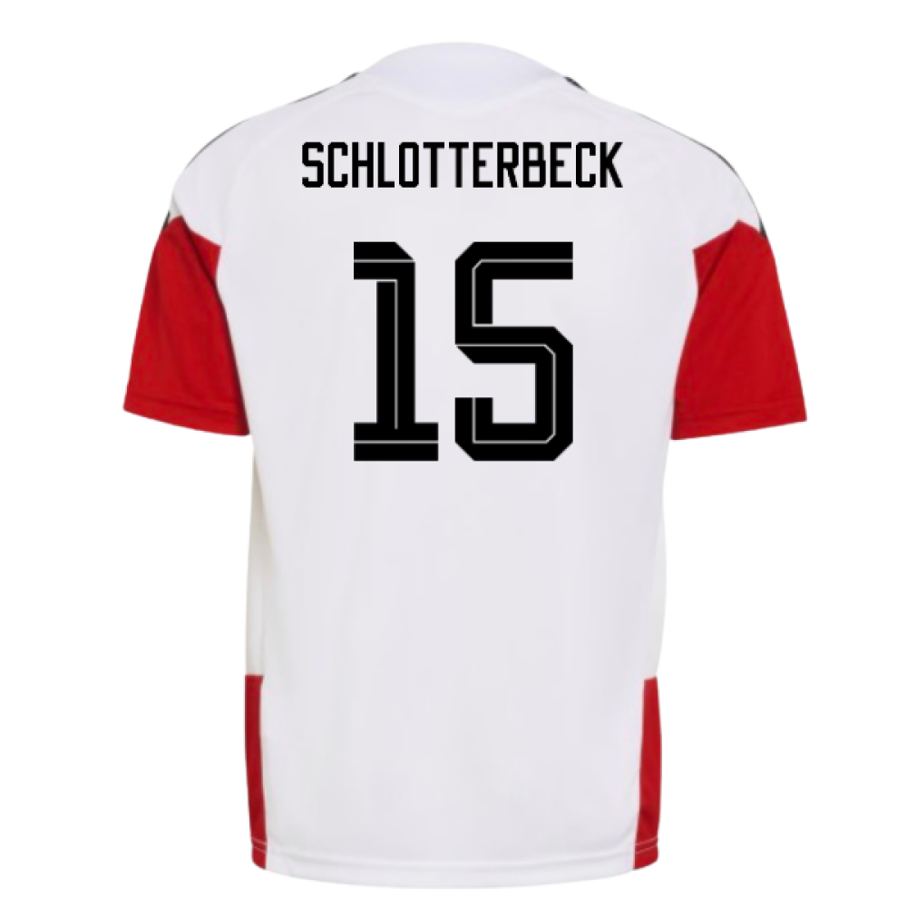 2026-2027 Germany Training Jersey (White) - Kids (Schlotterbeck 15)