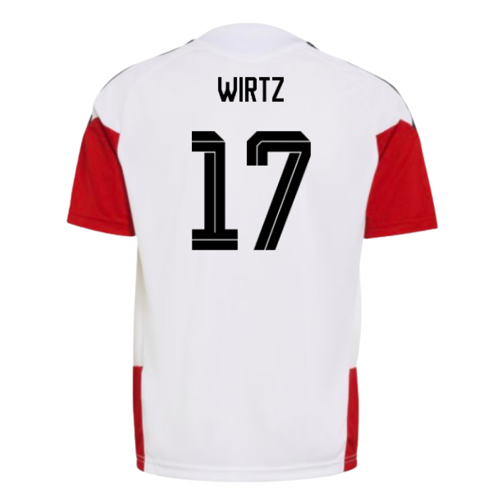 2026-2027 Germany Training Jersey (White) - Kids (Wirtz 17)