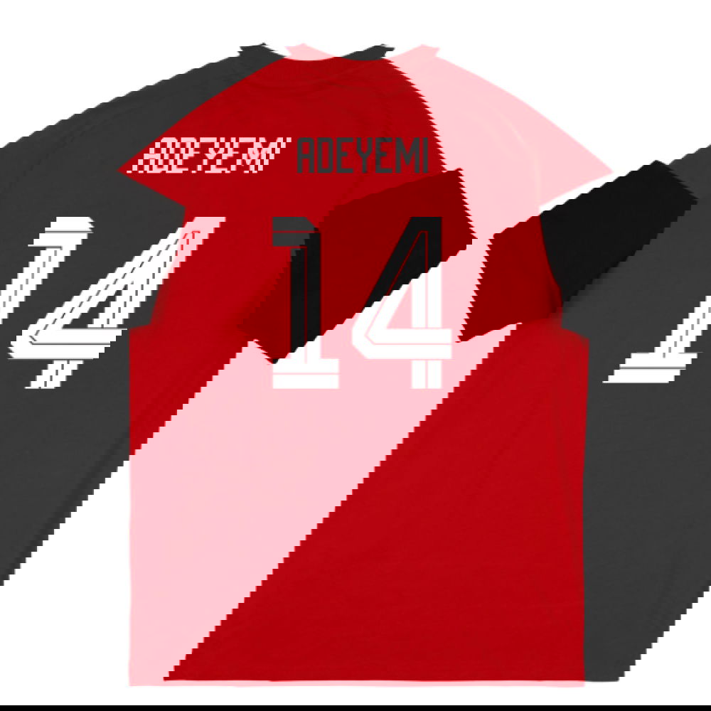 2026-2027 Germany Training Tee (Red) (Adeyemi 14)