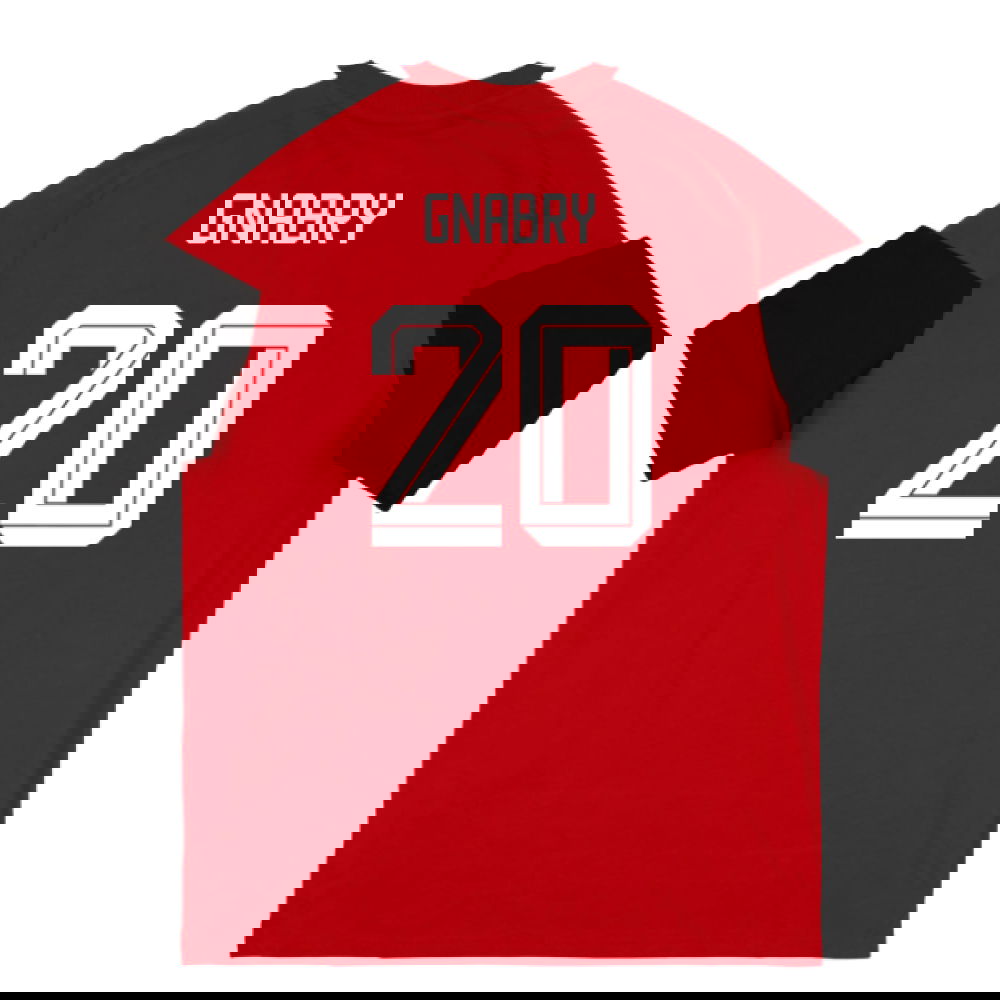 2026-2027 Germany Training Tee (Red) (Gnabry 20)