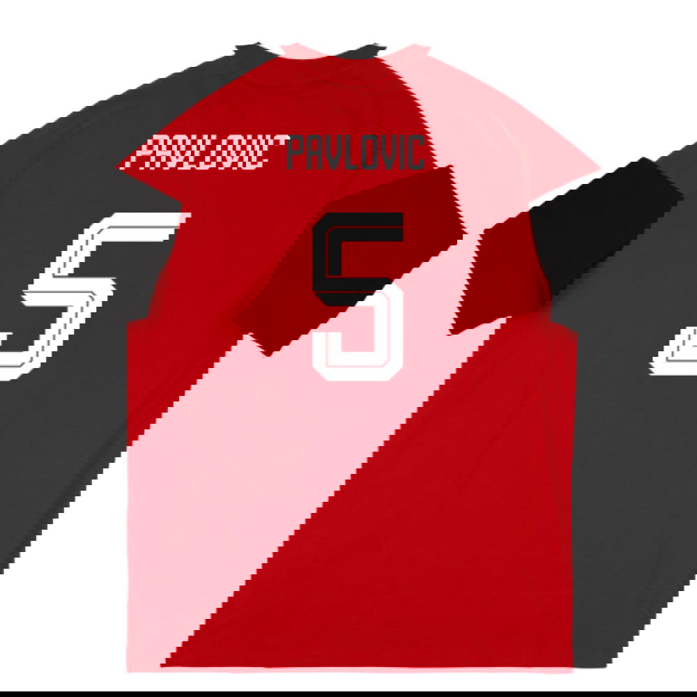 2026-2027 Germany Training Tee (Red) (Pavlovic 5)