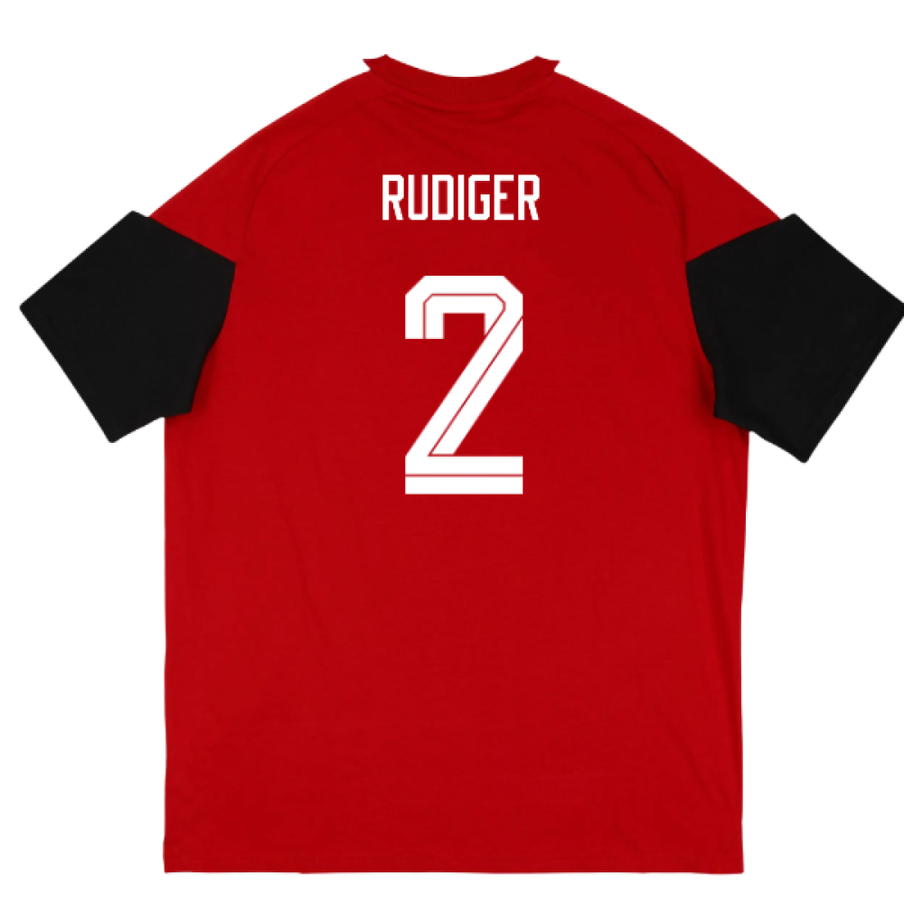 2026-2027 Germany Training Tee (Red) (Rudiger 2)