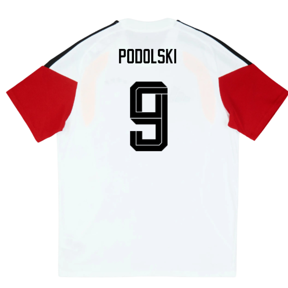 2026-2027 Germany Training Tee (White) - Kids (Podolski 9)