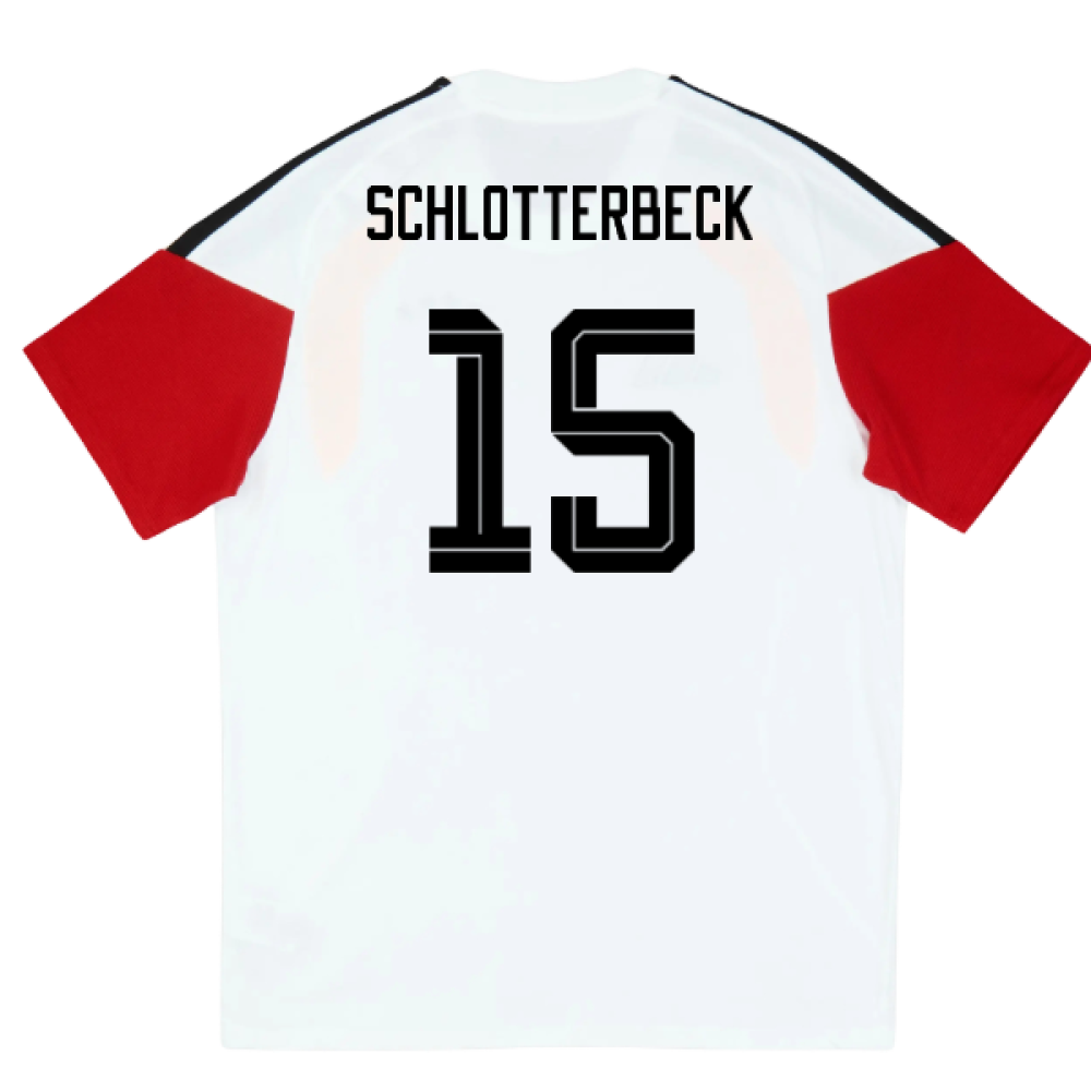 2026-2027 Germany Training Tee (White) - Kids (Schlotterbeck 15)