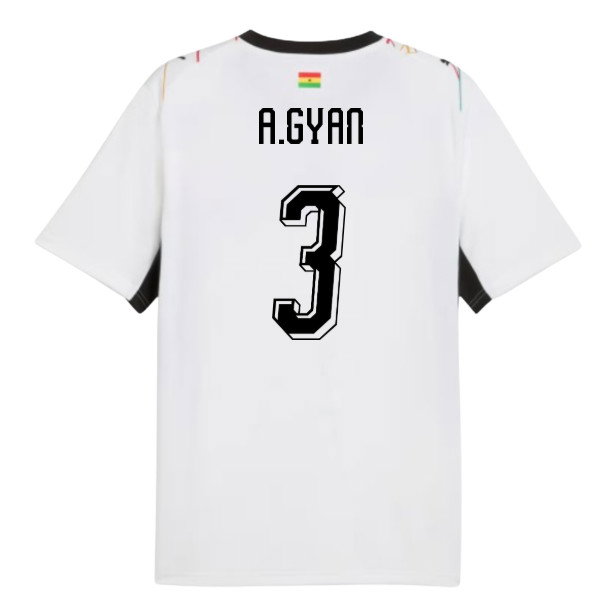 2026-2027 Ghana Home Shirt (A.Gyan 3)