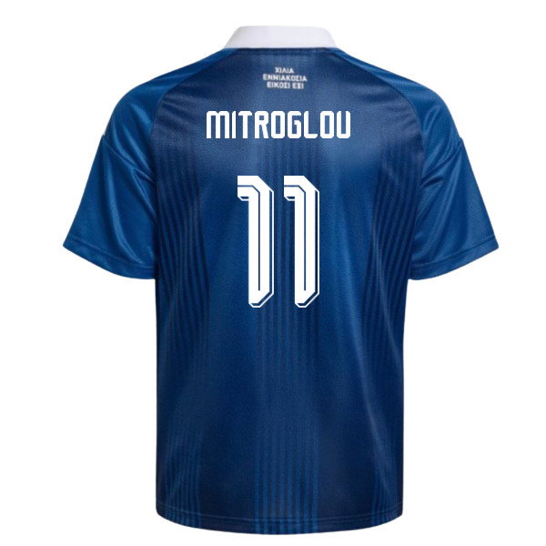 2026-2027 Greece Away Shirt (Kids) (Mitroglou 11)