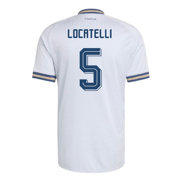 2026-2027 Italy Authentic Away Shirt (Locatelli 5)