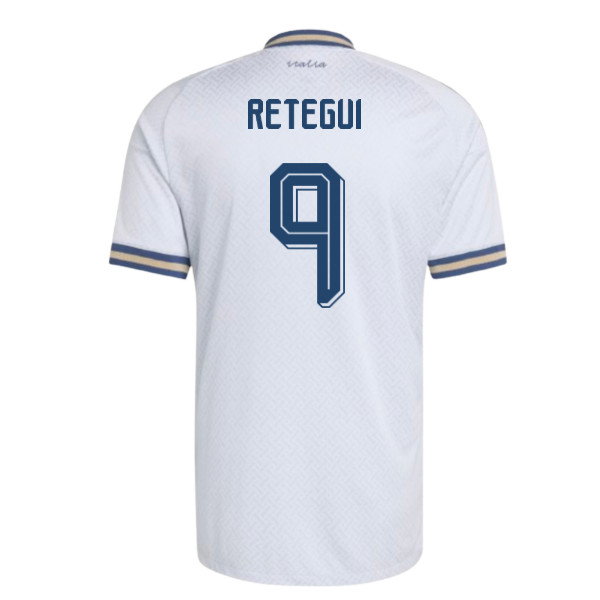 2026-2027 Italy Authentic Away Shirt (Retegui 9)
