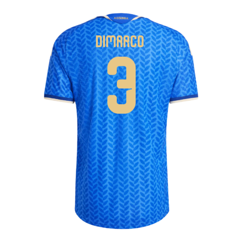 2026-2027 Italy Authentic Home Shirt (Dimarco 3)