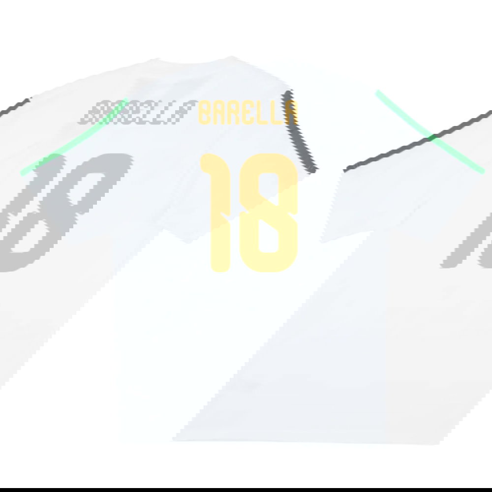 2026-2027 Italy DNA Tee (White) (Barella 18)