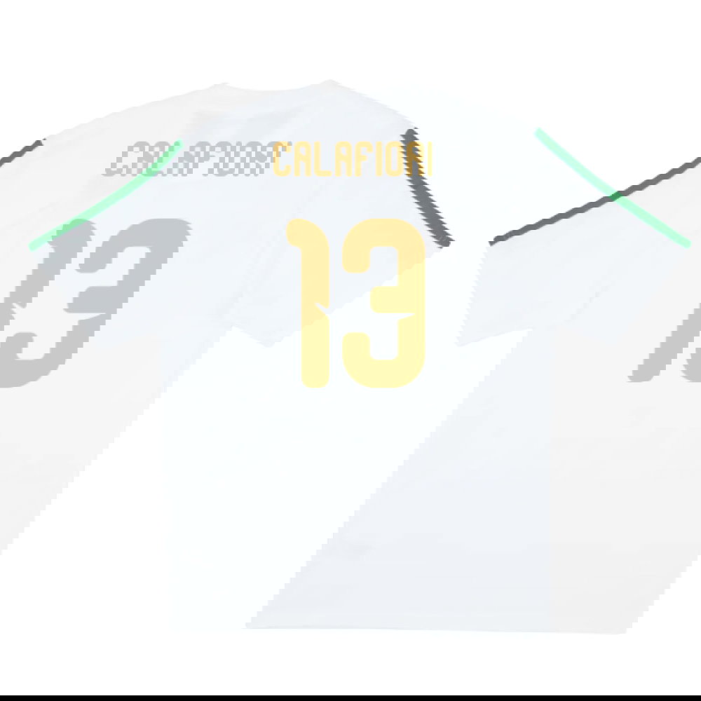 2026-2027 Italy DNA Tee (White) (Calafiori 13)