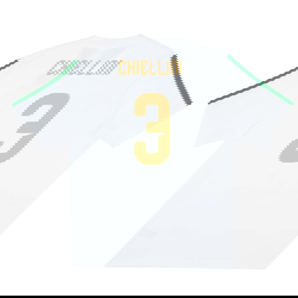 2026-2027 Italy DNA Tee (White) (Chiellini 3)