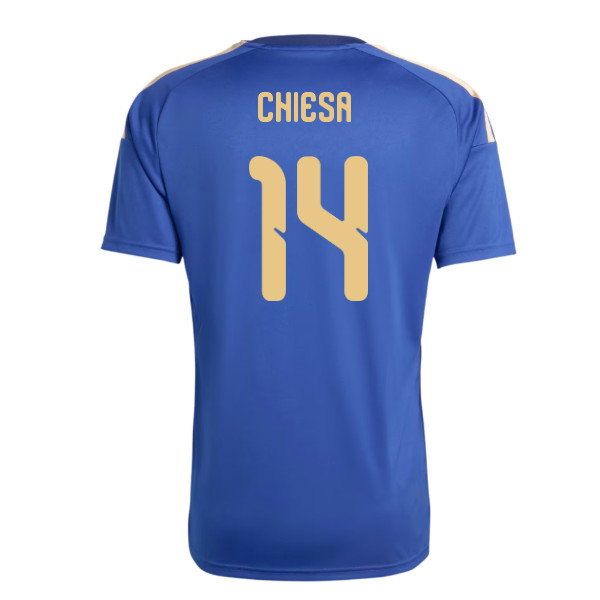2026-2027 Italy Home Fan Jersey (Chiesa 14)