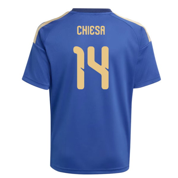 2026-2027 Italy Home Fan Jersey (Kids) (Chiesa 14)