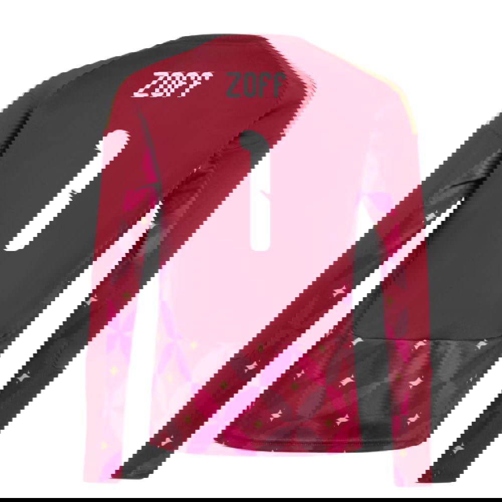 2026-2027 Italy Home Goalkeeper Shirt (Burgundy) - Kids (Zoff 1)