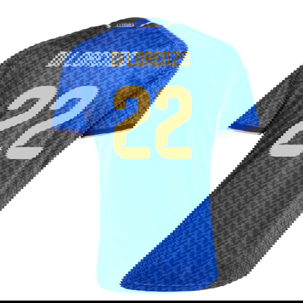 2026-2027 Italy Home Shirt (Di Lorenzo 22)