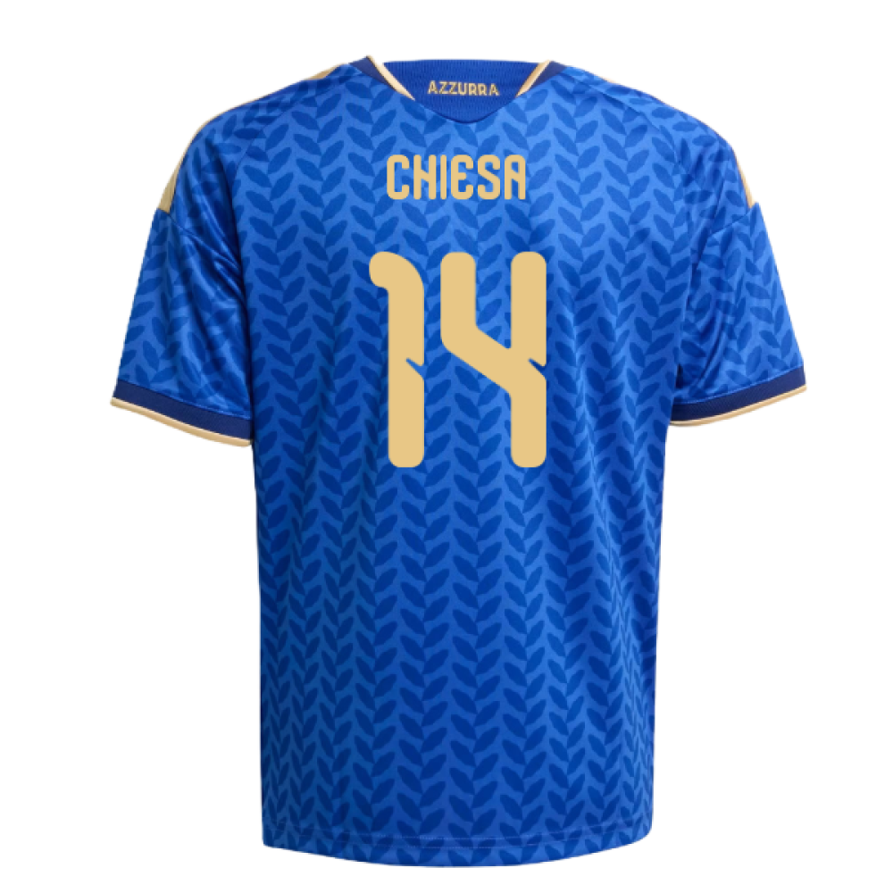 2026-2027 Italy Home Shirt (Kids) (Chiesa 14)