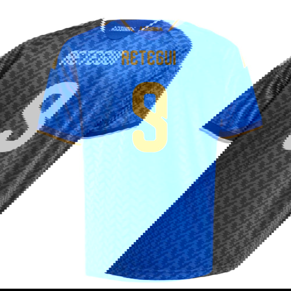 2026-2027 Italy Home Shirt (Kids) (Retegui 9)