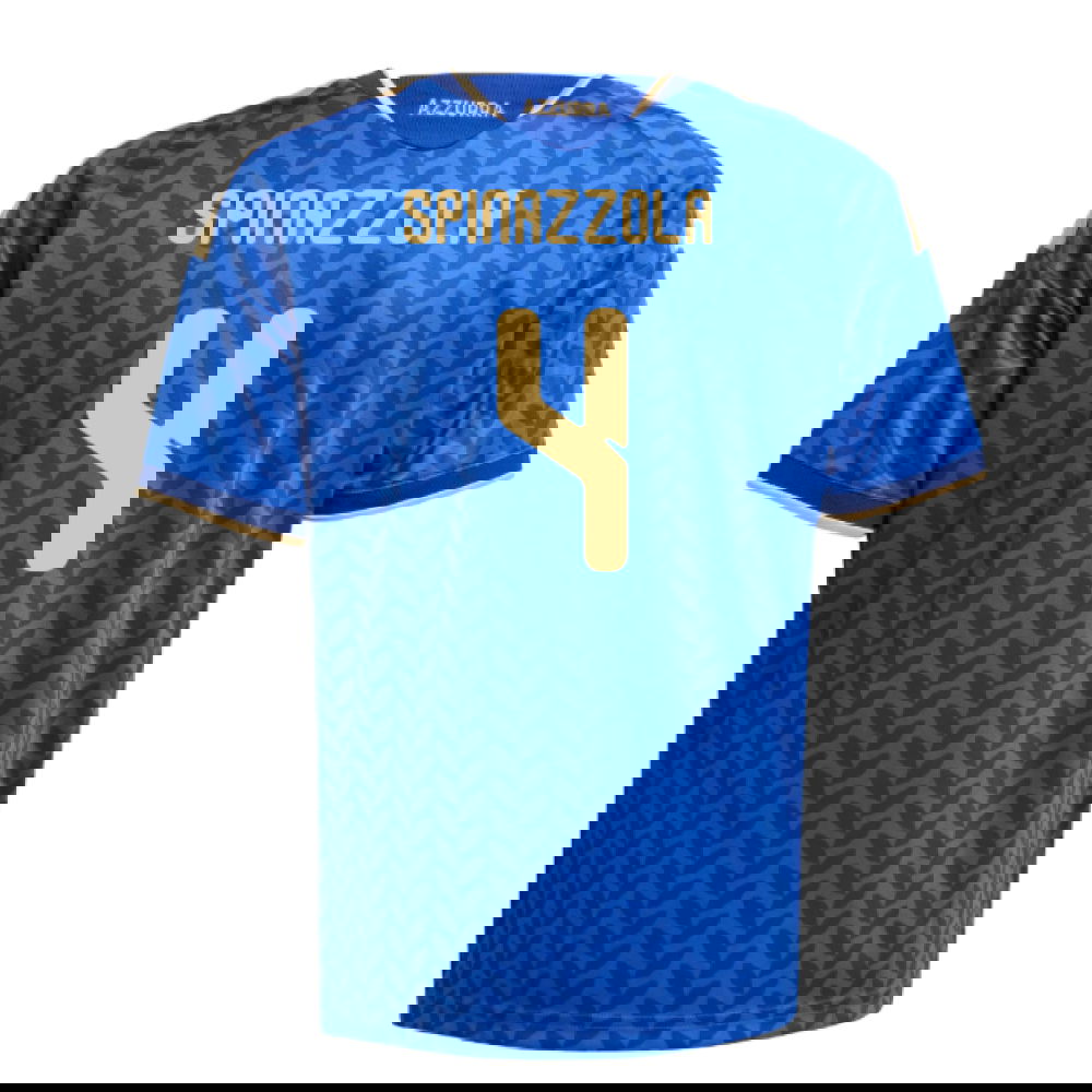 2026-2027 Italy Home Shirt (Kids) (Spinazzola 4)