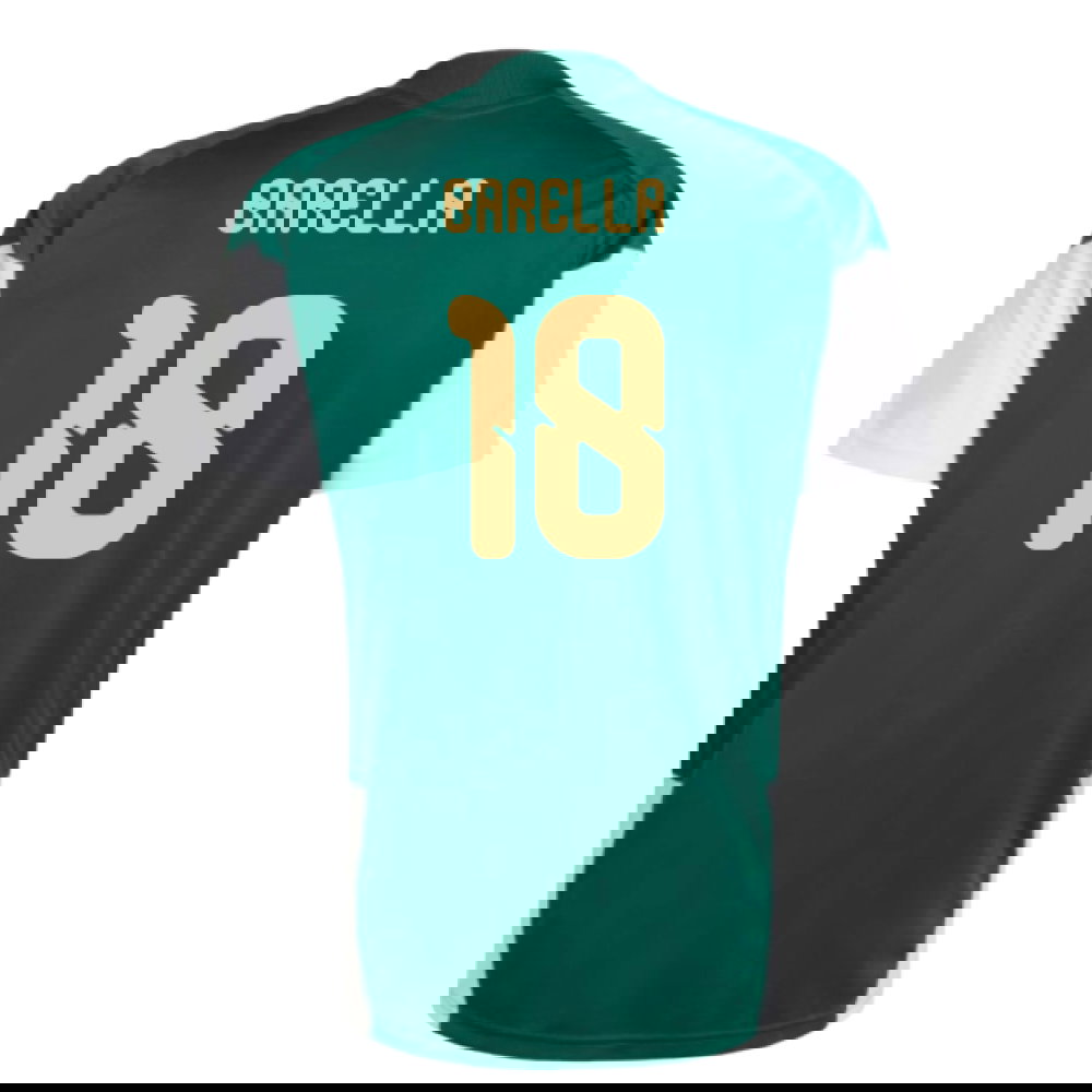 2026-2027 Italy Training Jersey (Green) (Barella 18)