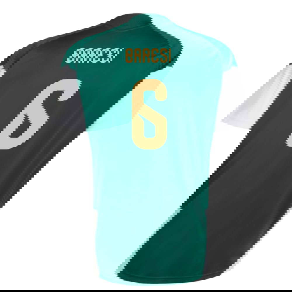 2026-2027 Italy Training Jersey (Green) (Baresi 6)