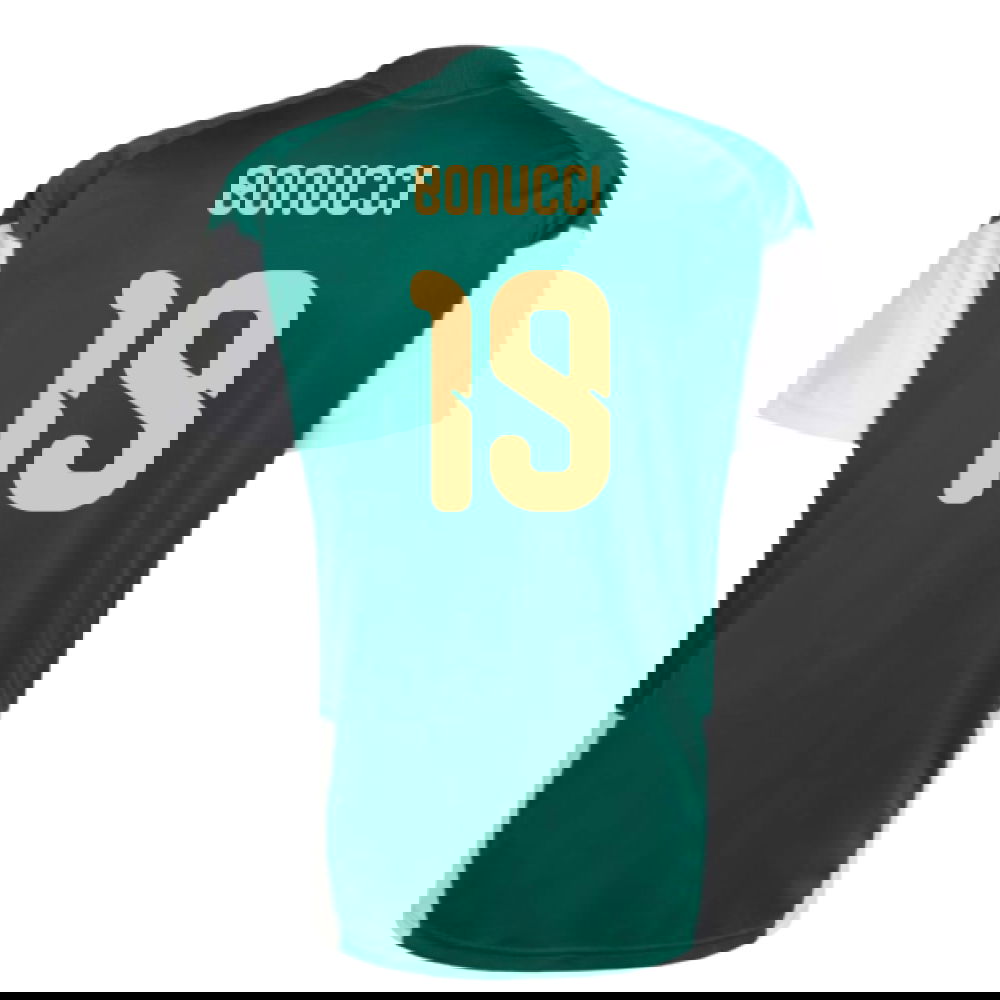 2026-2027 Italy Training Jersey (Green) (Bonucci 19)