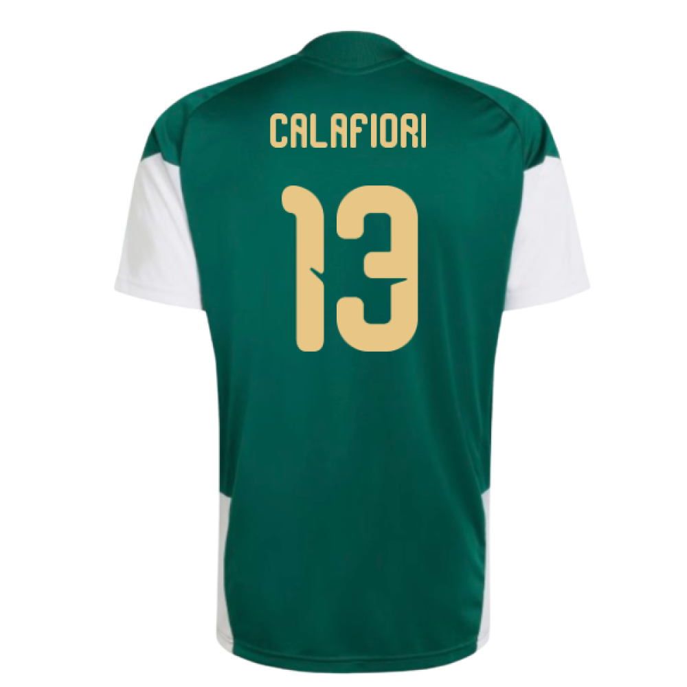2026-2027 Italy Training Jersey (Green) (Calafiori 13)