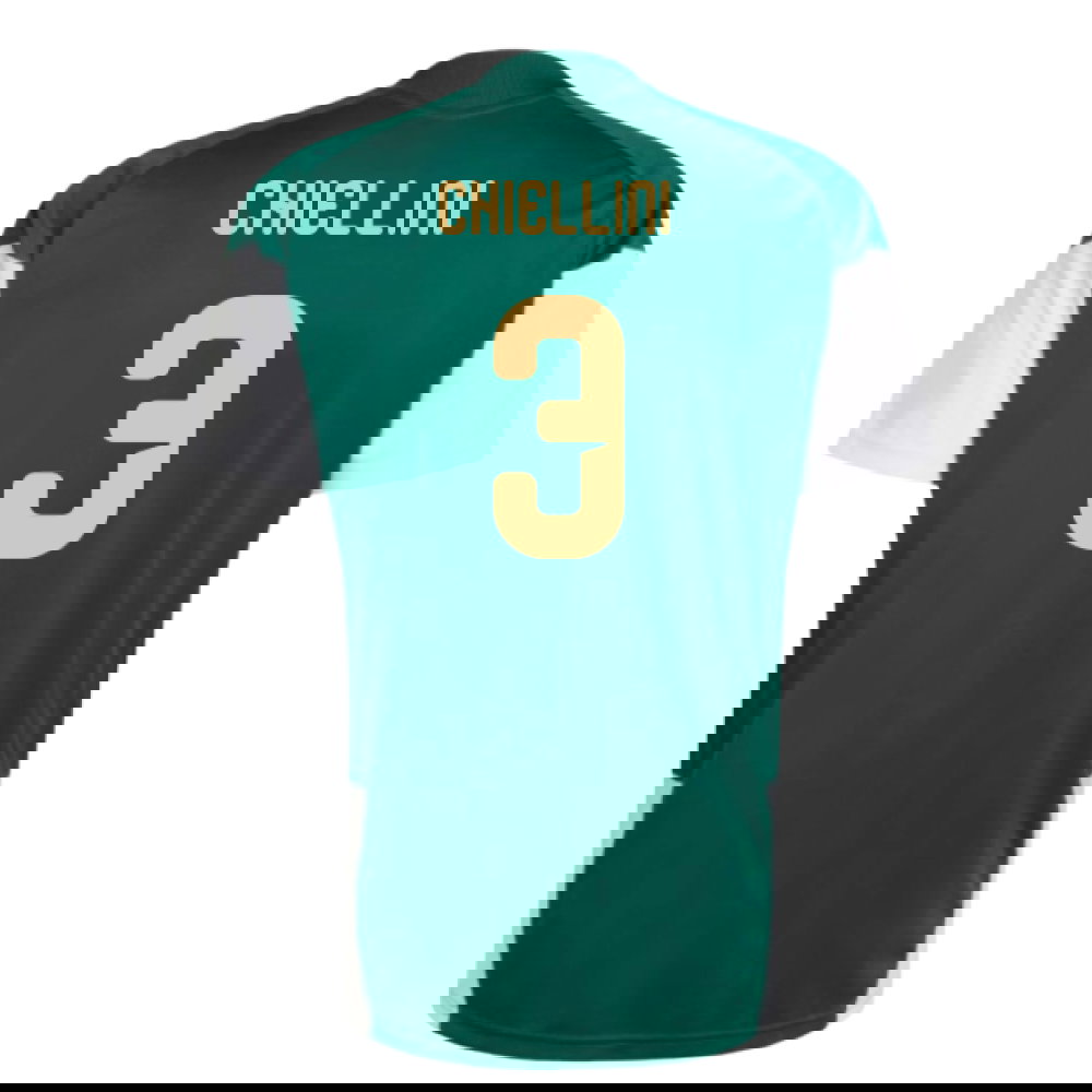 2026-2027 Italy Training Jersey (Green) (Chiellini 3)