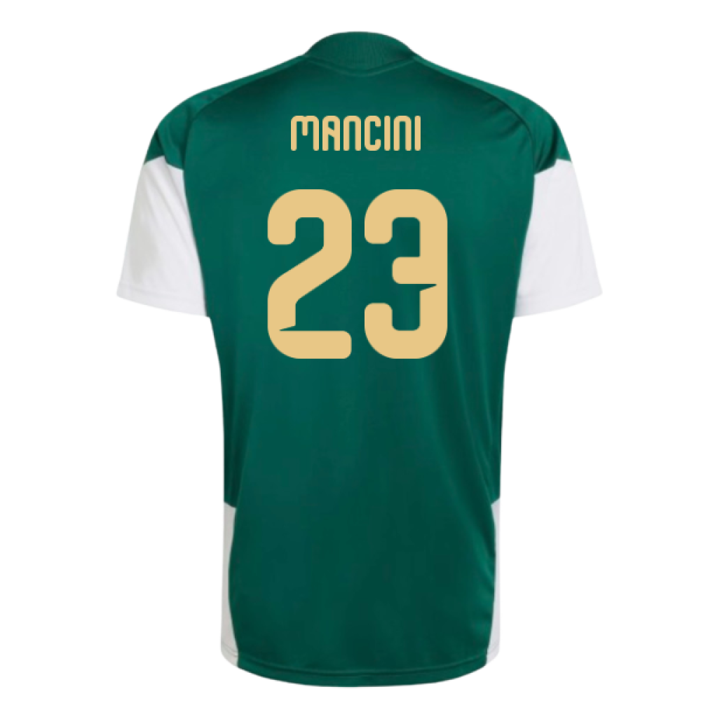 2026-2027 Italy Training Jersey (Green) (Mancini 23)