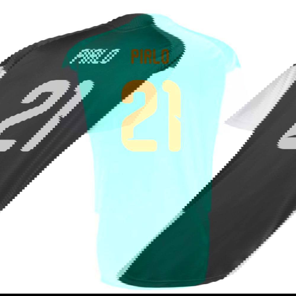 2026-2027 Italy Training Jersey (Green) (Pirlo 21)