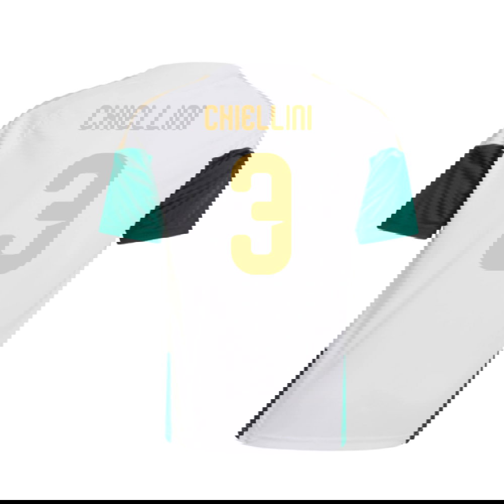 2026-2027 Italy Training Jersey (White) - Kids (Chiellini 3)