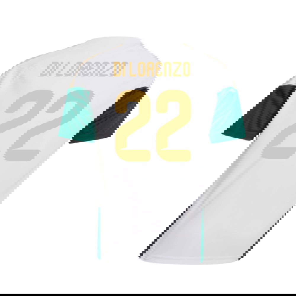 2026-2027 Italy Training Jersey (White) - Kids (Di Lorenzo 22)
