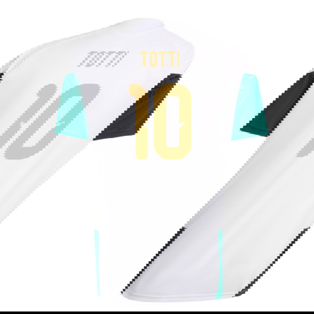 2026-2027 Italy Training Jersey (White) (Totti 10)