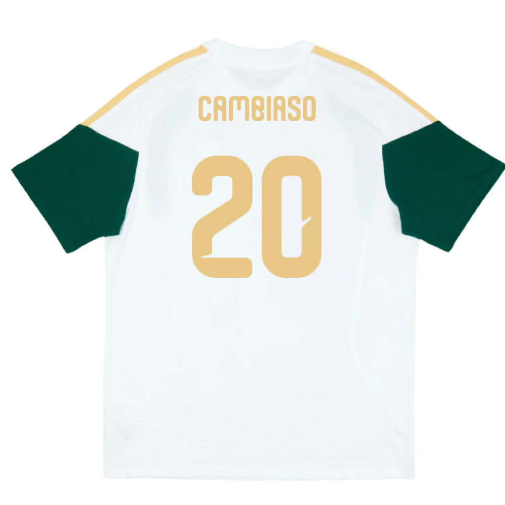 2026-2027 Italy Training Tee (White) (Cambiaso 20)