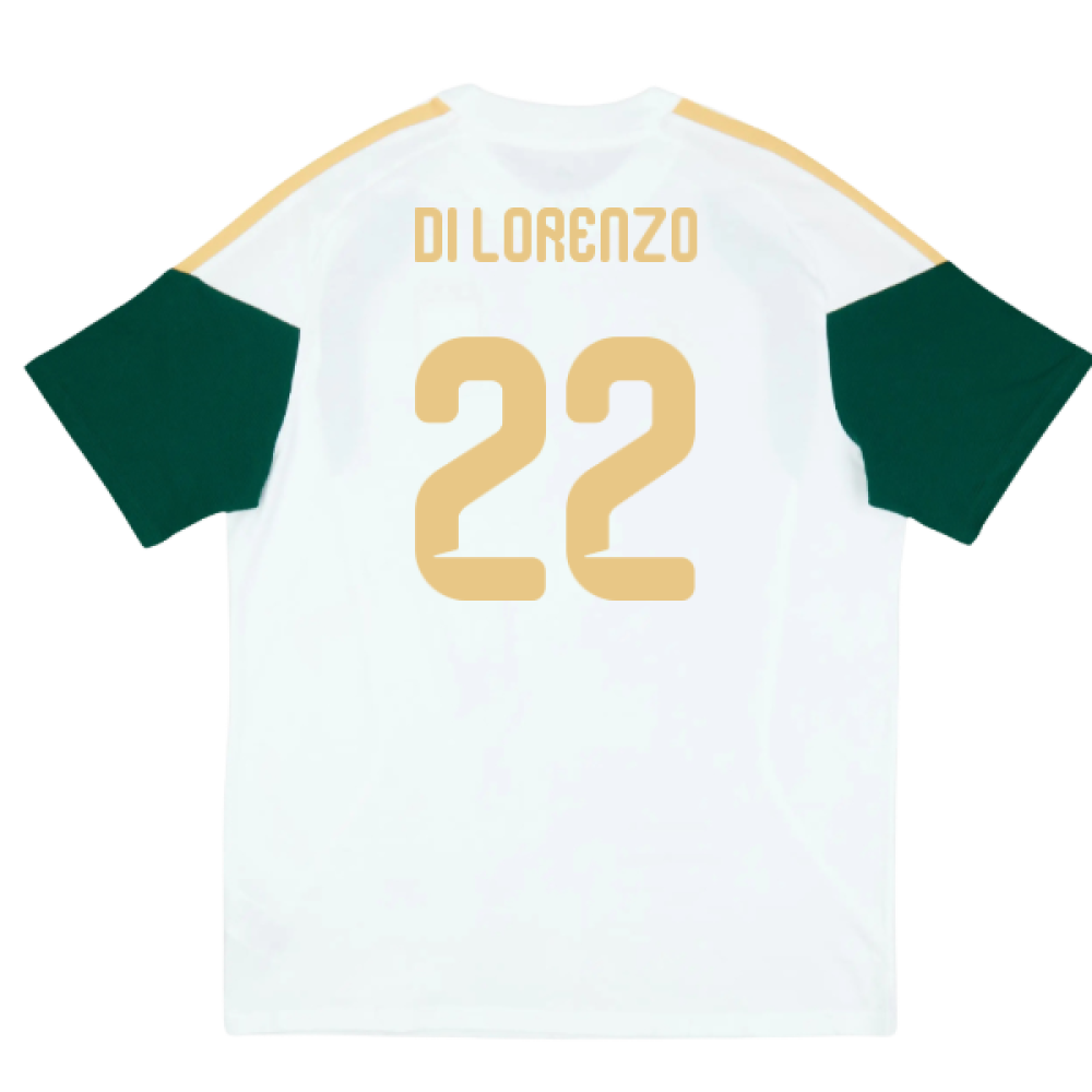 2026-2027 Italy Training Tee (White) (Di Lorenzo 22)