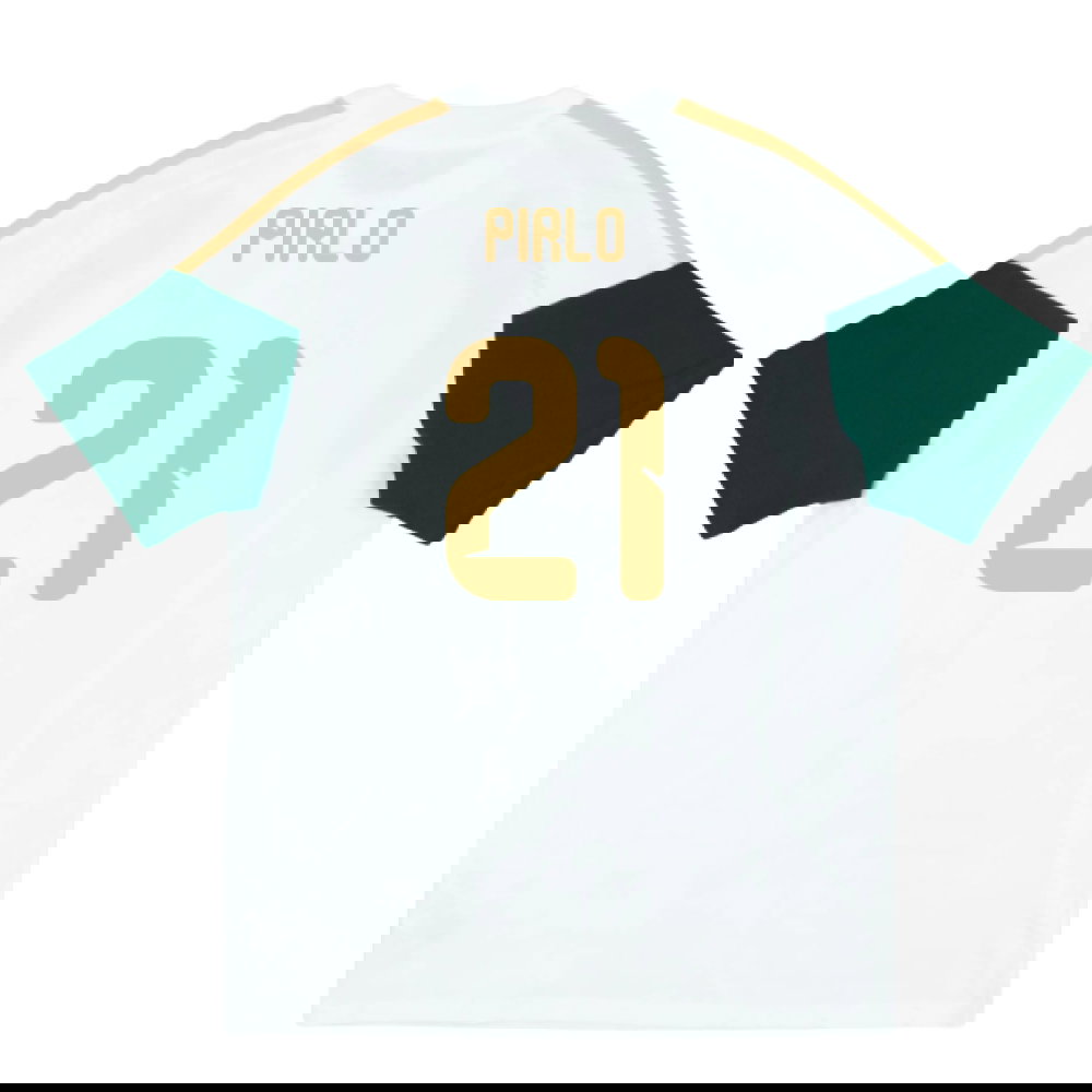 2026-2027 Italy Training Tee (White) (Pirlo 21)